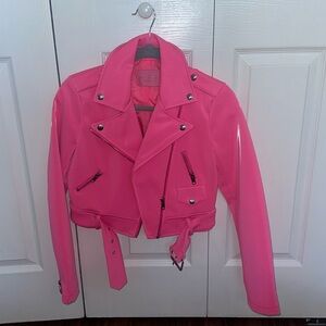 Pink “Leather” Jacket